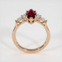 1.61 Ct. Ruby Ring, 18K Rose Gold 3