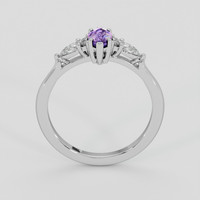 0.54 Ct. Bi Color / Parti Sapphire Ring, Silver 3