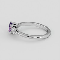 0.54 Ct. Bi Color / Parti Sapphire Ring, Silver 4
