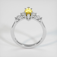 1.26 Ct. Yellow Sapphire Ring, 10K White Gold 3