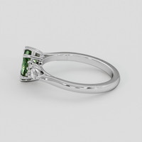 1.17 Ct. Yellowish Green Sapphire Ring, 10K White Gold 4