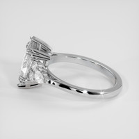 2.06 Ct. White Sapphire Ring, 10K White Gold 4