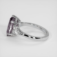 3.22 Ct. White Phenakite Ring, 14K White Gold 4