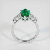 2.04 Ct. Emerald Ring, 18K White Gold 3