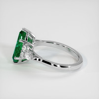 2.04 Ct. Emerald Ring, 18K White Gold 4