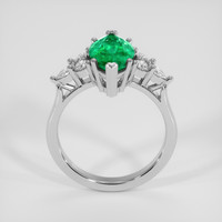 2.46 Ct. Emerald Ring, 18K White Gold 3