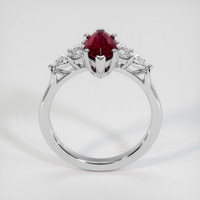 1.61 Ct. Ruby Ring, 18K White Gold 3