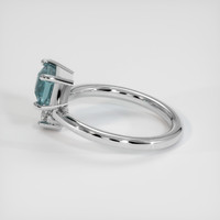 2.40 Ct. Sapphire Ring, 18K White Gold 4