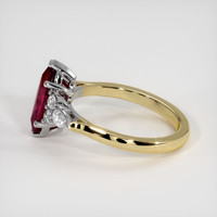 1.61 Ct. Ruby Ring, 18K White & Yellow 4