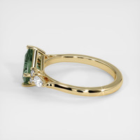 1.80 Ct. Green Sapphire Ring, 10K Yellow Gold 4