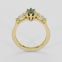 0.75 Ct. Alexandrite Ring, 14K Yellow Gold 3