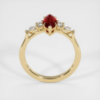 1.13 Ct. Ruby Ring, 14K Yellow Gold 3