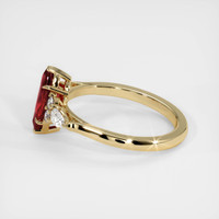 1.13 Ct. Ruby Ring, 14K Yellow Gold 4