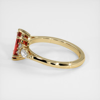 1.13 Ct. Ruby Ring, 14K Yellow Gold 4