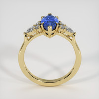 2.07 Ct. Blue Sapphire Ring, 14K Yellow Gold 3