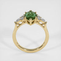 2.33 Ct. Green Sapphire Ring, 14K Yellow Gold 3