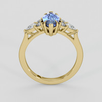 1.50 Ct. Blue Sapphire Ring, 14K Yellow Gold 3