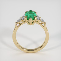 2.04 Ct. Emerald Ring, 18K Yellow Gold 3