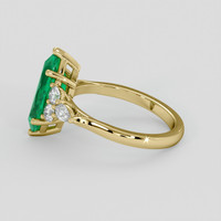 1.83 Ct. Emerald Ring, 18K Yellow Gold 4