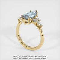 1.74 Ct. Gemstone Ring, 18K Yellow Gold 2