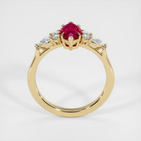 1.24 Ct. Ruby Ring, 18K Yellow Gold 3