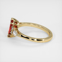 1.13 Ct. Ruby Ring, 18K Yellow Gold 4