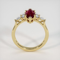 1.61 Ct. Ruby Ring, 18K Yellow Gold 3
