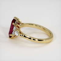 1.61 Ct. Ruby Ring, 18K Yellow Gold 4