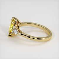 1.26 Ct. Sapphire Ring, 18K Yellow Gold 4
