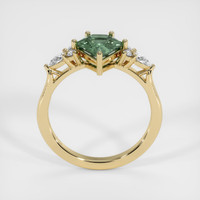 1.80 Ct. Green Sapphire Ring, 18K Yellow Gold 3