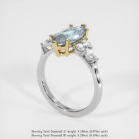 1.74 Ct. Gemstone Ring, 14K Yellow & White 2