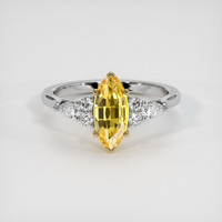 1.29 Ct. Sapphire Ring, 14K Yellow & White 1