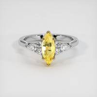 1.26 Ct. Sapphire Ring, 14K Yellow & White 1