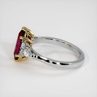 1.61 Ct. Ruby Ring, 18K Yellow & White 4