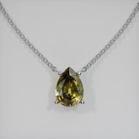 1.64 Ct. Gemstone Necklace, Platinum 950 1