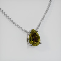 1.64 Ct. Gemstone Necklace, Platinum 950 2