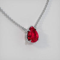 1.02 Ct. Ruby Necklace, Platinum 950 2