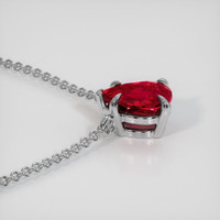 1.02 Ct. Ruby Necklace, Platinum 950 3