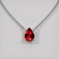 0.48 Ct. Ruby Necklace, Platinum 950 1