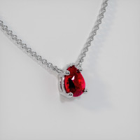 0.48 Ct. Ruby Necklace, Platinum 950 2