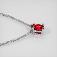 0.48 Ct. Ruby Necklace, Platinum 950 3