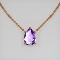 1.50 Ct. Gemstone Necklace, 14K Rose Gold 1