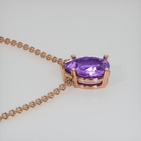 1.50 Ct. Gemstone Necklace, 14K Rose Gold 3