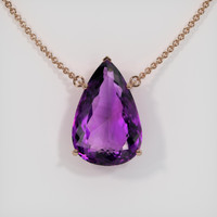 59.75 Ct. Gemstone Necklace, 14K Rose Gold 1