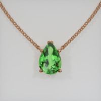 1.70 Ct. Gemstone Necklace, 14K Rose Gold 1