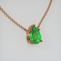 1.70 Ct. Gemstone Necklace, 14K Rose Gold 2