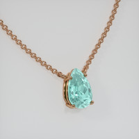 1.83 Ct. Gemstone Necklace, 14K Rose Gold 2