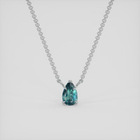 0.32 Ct. Alexandrite Necklace, 10K White Gold 1