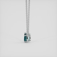 0.32 Ct. Alexandrite Necklace, 10K White Gold 3