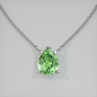 1.08 Ct. Gemstone Necklace, 14K White Gold 1